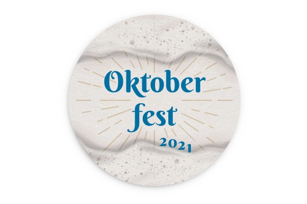 Motiv Bierdeckel Oktoberfest Kreis Ø 107 mm