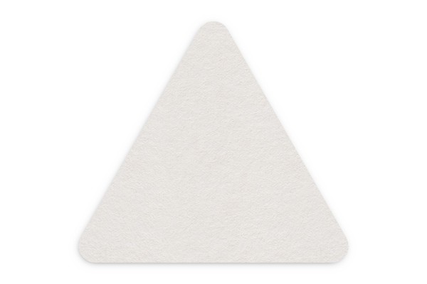 Bierdeckel blanko Dreieck 106x95 mm