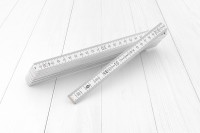 Zollstock 3m Holz weiß Zollstock 3m Holz weiß